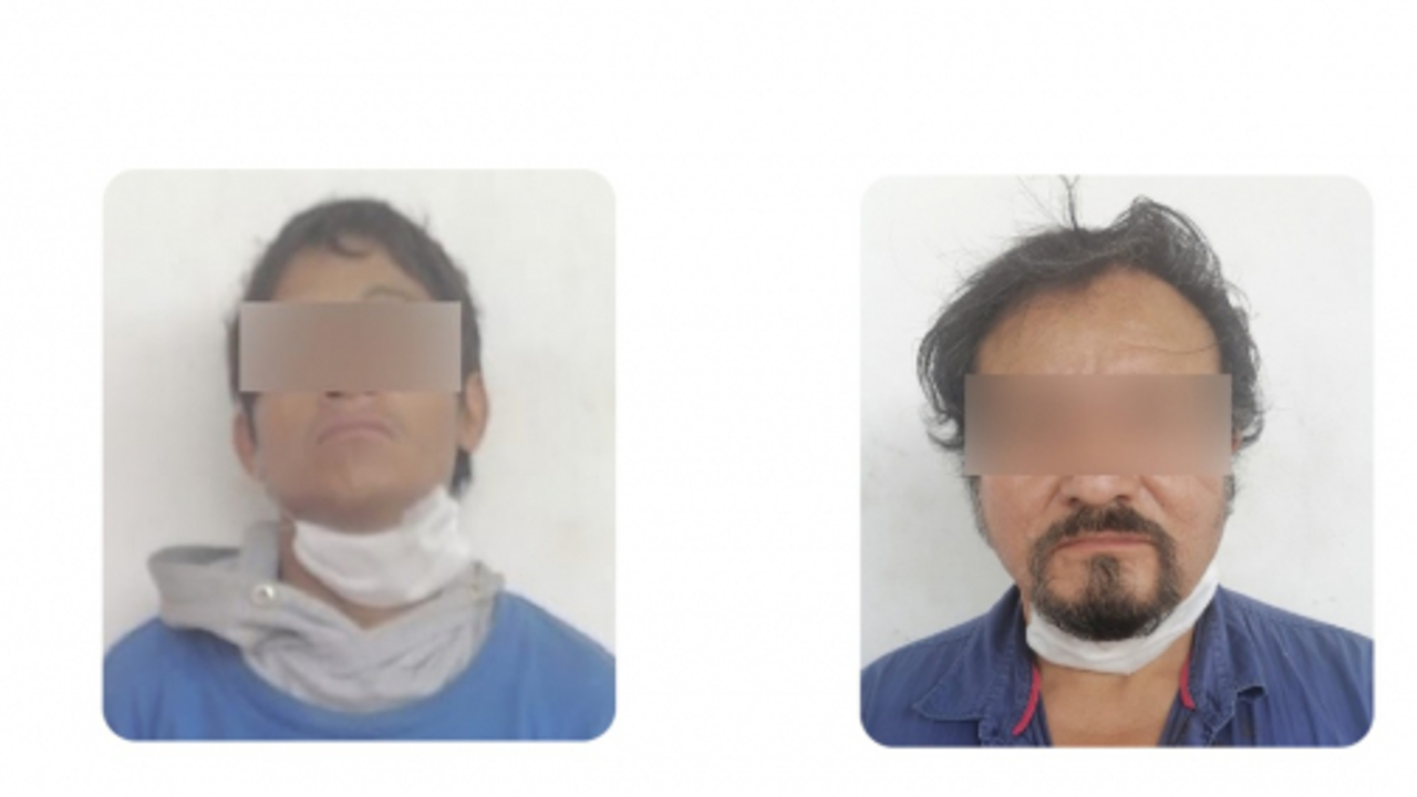 Por: Cortesía Policía Estatal detiene a dos presuntos Narcomenudistas en Coronango
