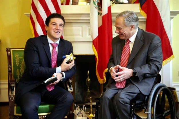 Por: Cortesía Se reúne Samuel con Gobernador de Texas