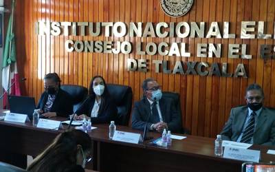 Por: Cortesía INE Tlaxcala ya está preparado para la consulta popular.