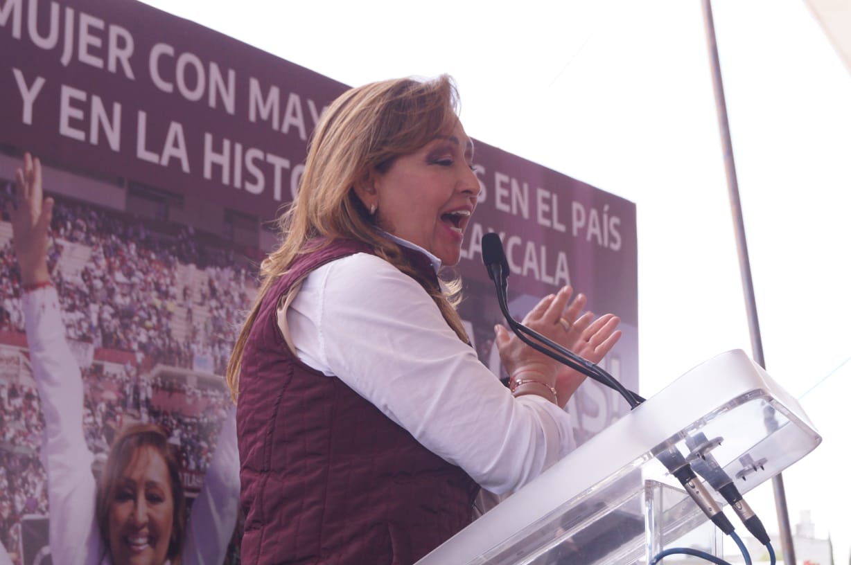 Reitera Lorena Cuéllar trabajo en conjunto con AMLO