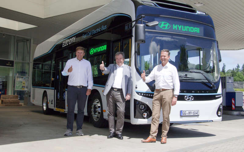 Por: Cortesía Hyundai comienza las pruebas en Alemania de su autobús de hidrógeno Elec City Fuel Cell