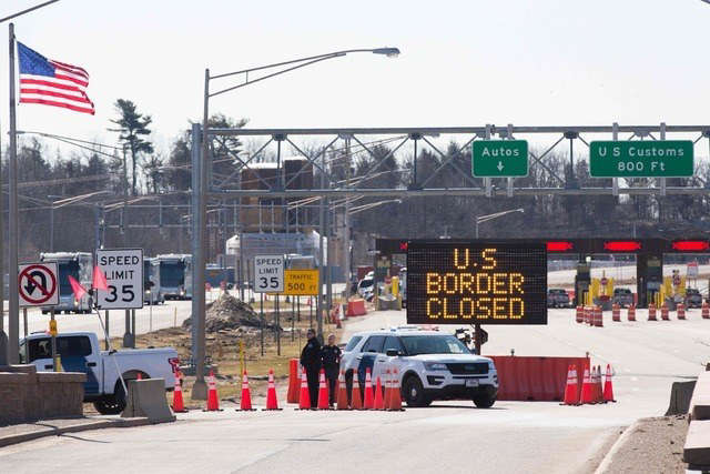Por: Cortesía Fronteras terrestres de EU seguirán cerradas con Canadá y México