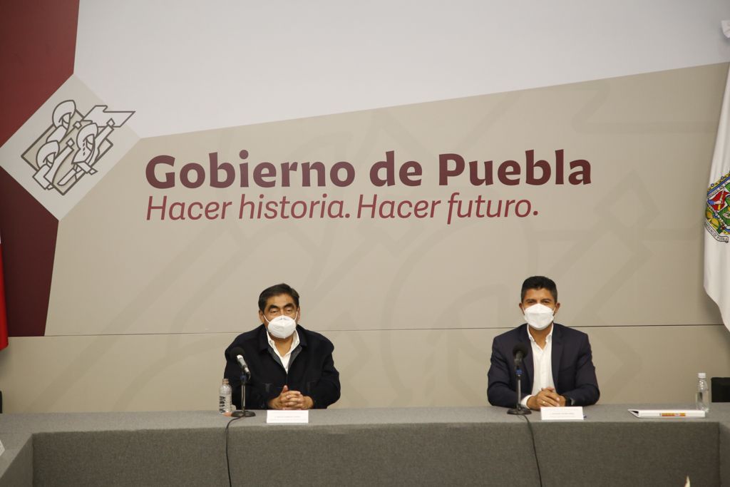 Por: Cortesía Eduardo Rivera y Barbosa se reúnen para coordinar gobiernos