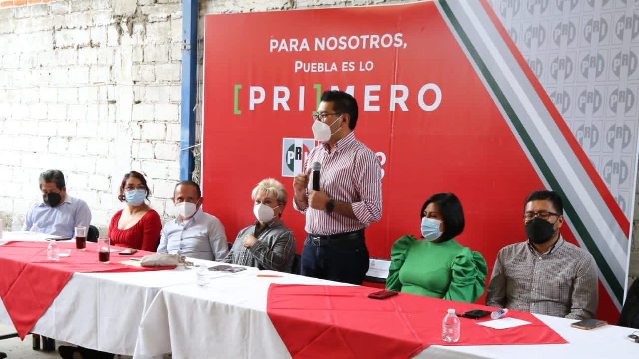 Por: Cortesía Dirigencia Estatal del PRI se reunió en Cuautlancingo