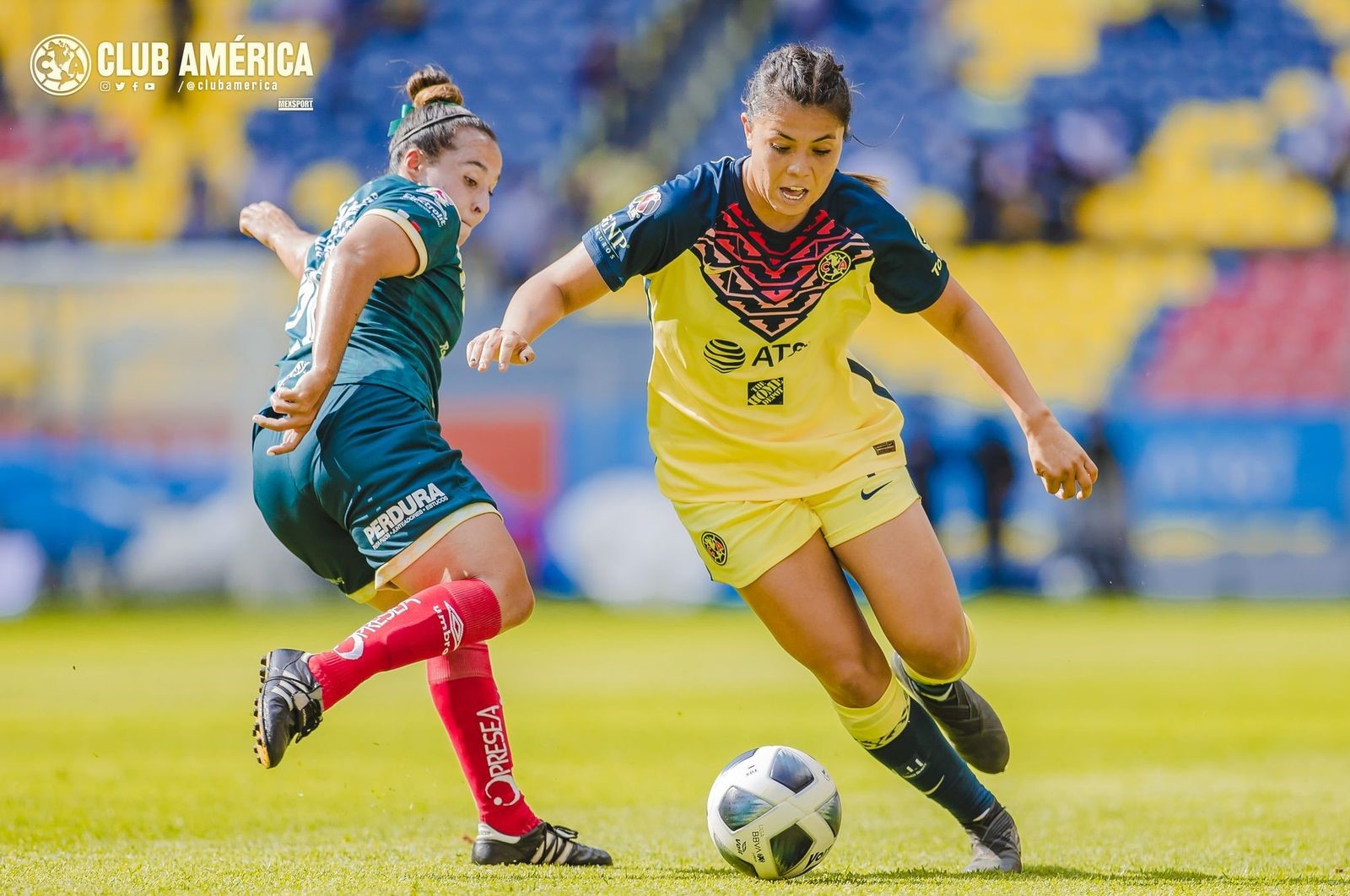 Por: Cortesía Puebla Femenil fue goleado por América en el Azteca