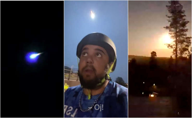 Por: Cortesía Se ilumina por completo el cielo de Noruega tras caer meteorito