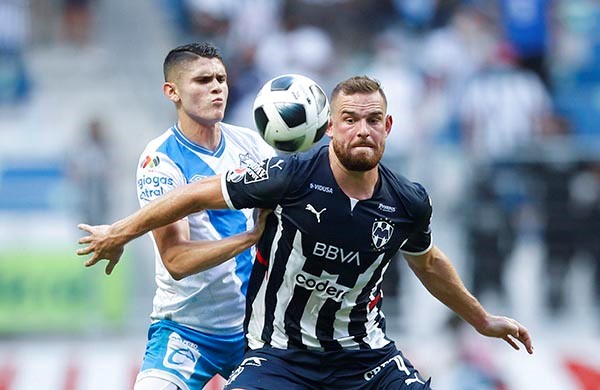 Por: Cortesía Puebla le robó el empate a Rayados en Monterrey