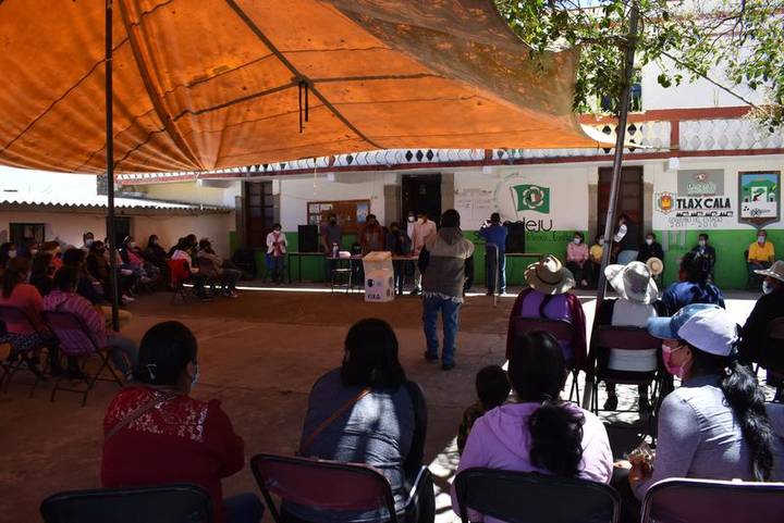 Por: Cortesía Se llevan a cabo elecciones por usos y costumbres en comunidad de Contla