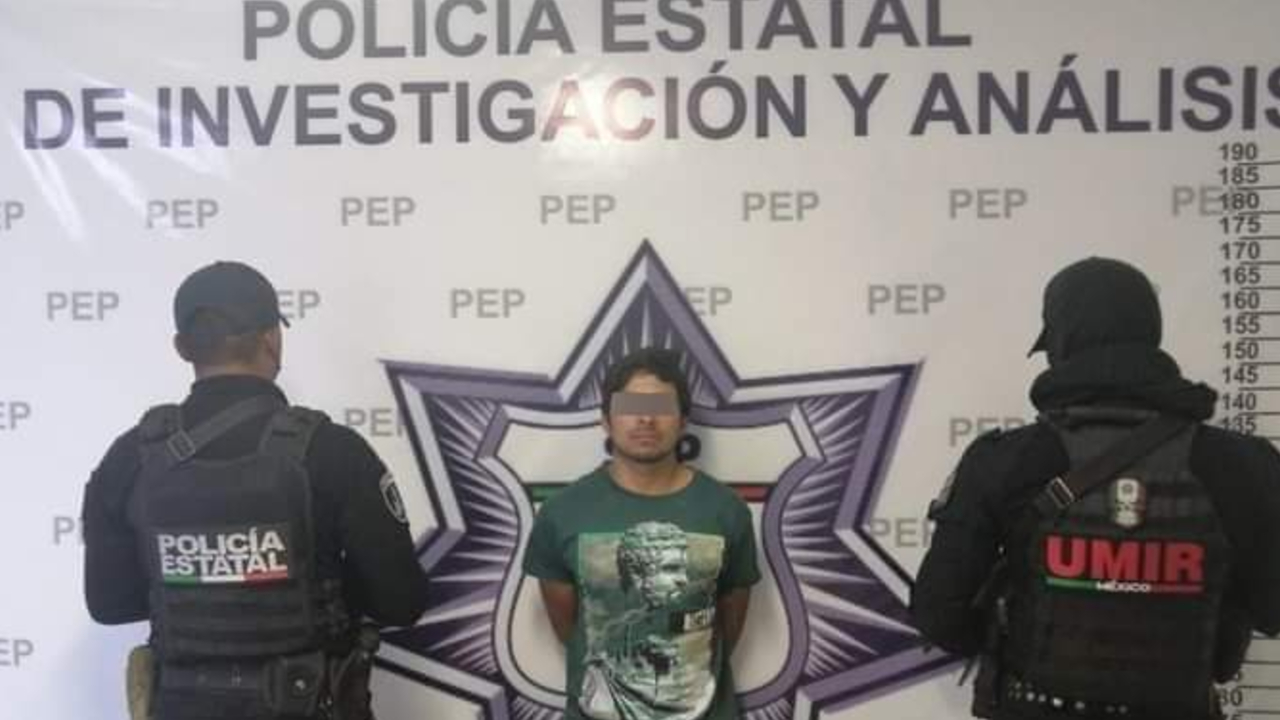 Por: Cortesía Detienen en Coronango a Narcomenudista de Cristal