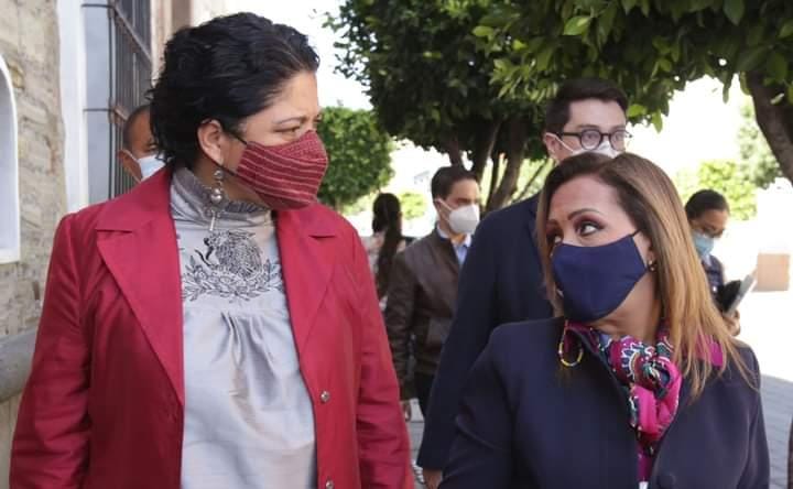 Por: Cortesía Tras declaración de UNESCO, Lorena se reúne con titular de SC