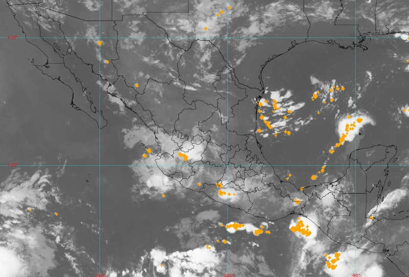 Por: Cortesía SMN advierte que habrán fuertes lluvias e intensas olas de calor en México