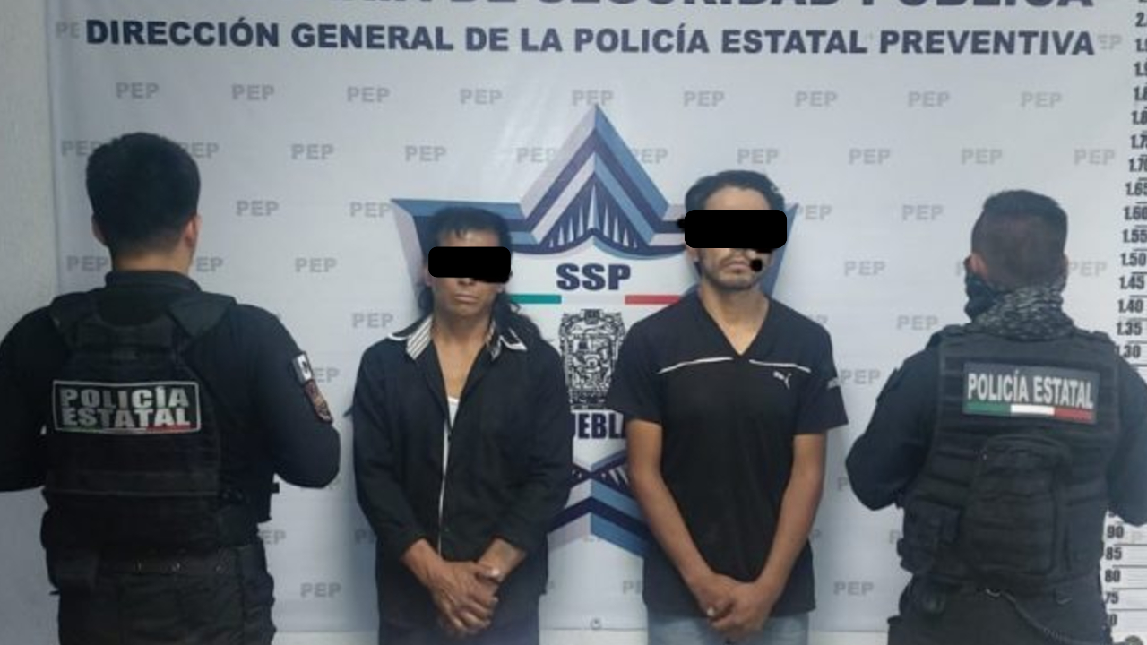 Por: Cortesía Detienen a dos presuntos narcomenudistas de cristal en Tlaxcalancingo