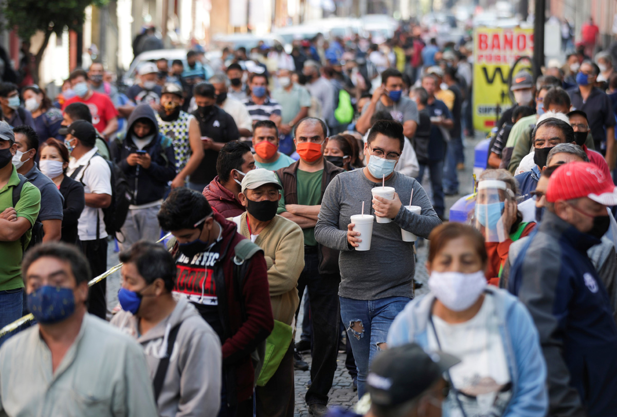 Por: Cortesía México reporta 17,408 contagios en 24 horas, otro repunte en las cifras por Covid-19 en el país