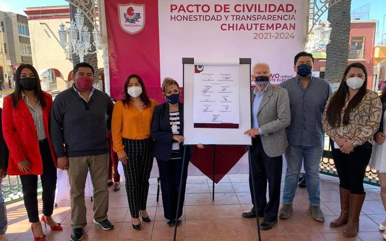 Por: Cortesía Alcalde electo de Chiautempan firma acuerdo de Civilidad.