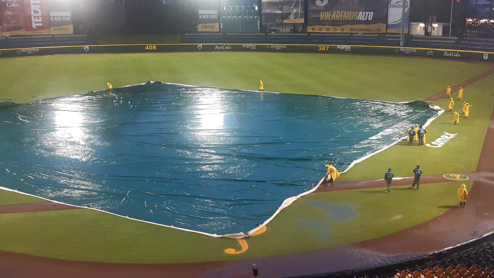Por: Cortesía La lluvia arruinó el primero de la serie entre Pericos y Veracruz