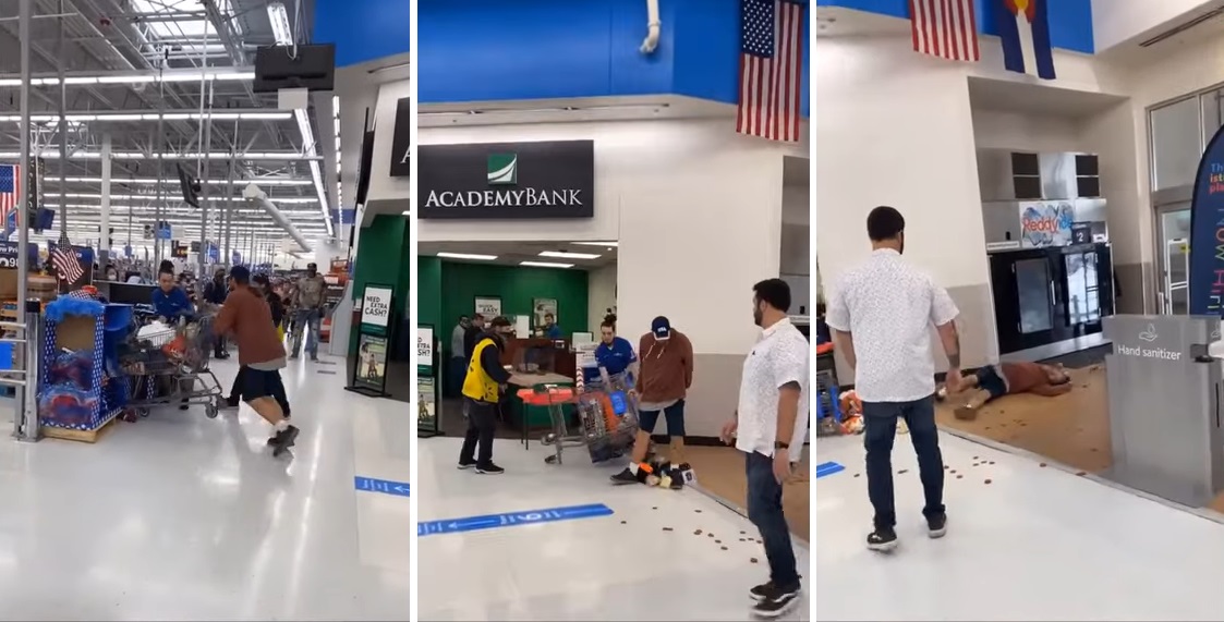 Por: Cortesía Empleado de Walmart deja inconsciente a cliente que le escupió