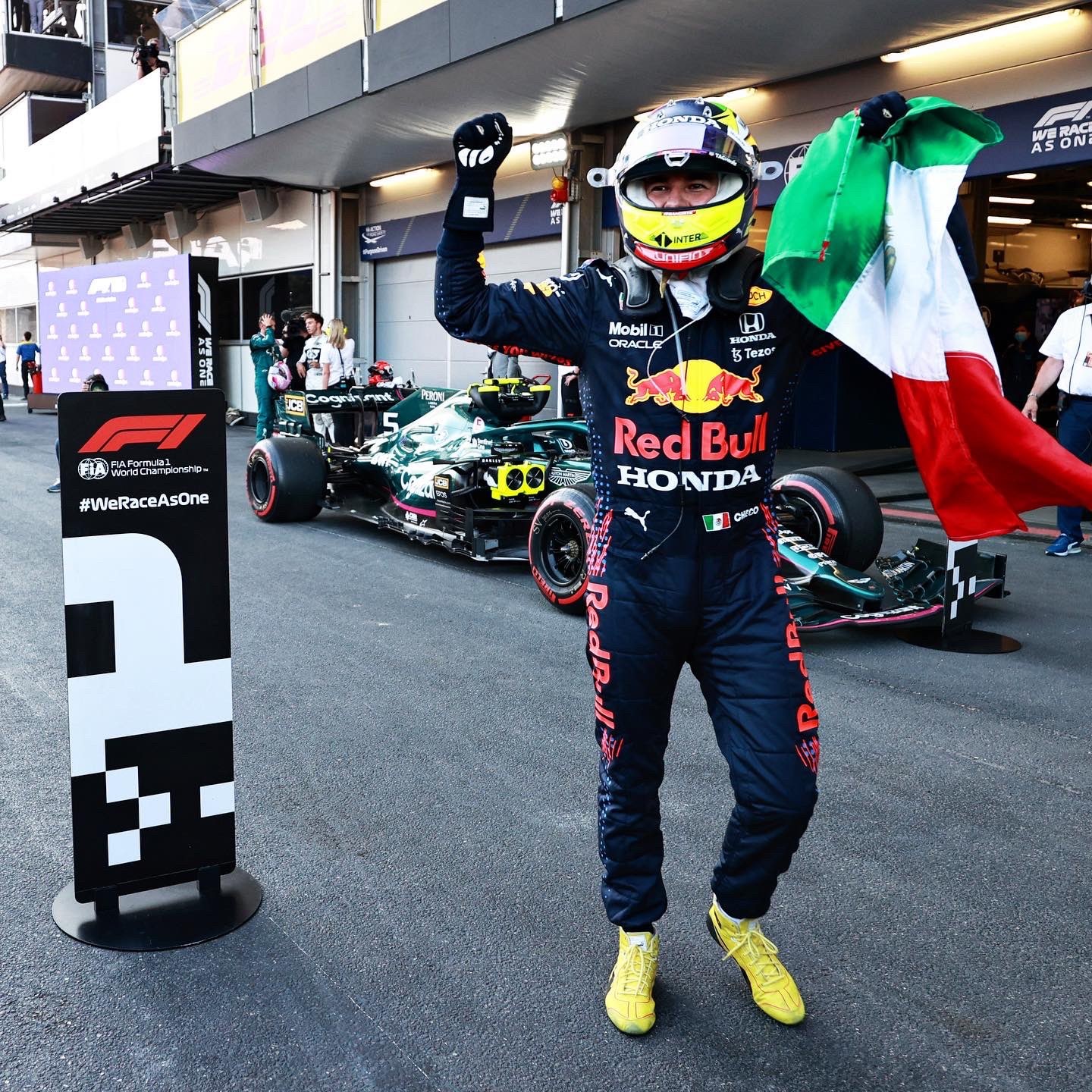 Por: Cortesía Checo Pérez hizo historia tras su triunfo en el #AzerbaijanGP
