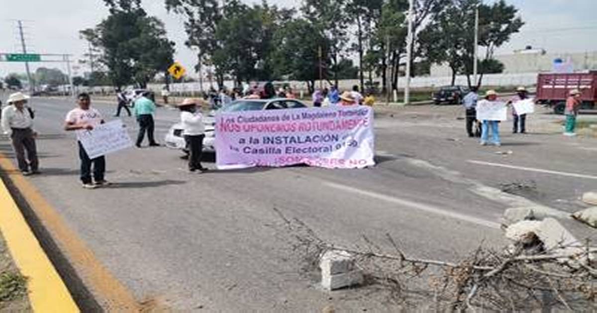 Por: Cortesía  No se instaló 100% de casillas electorales en Tlaxcala