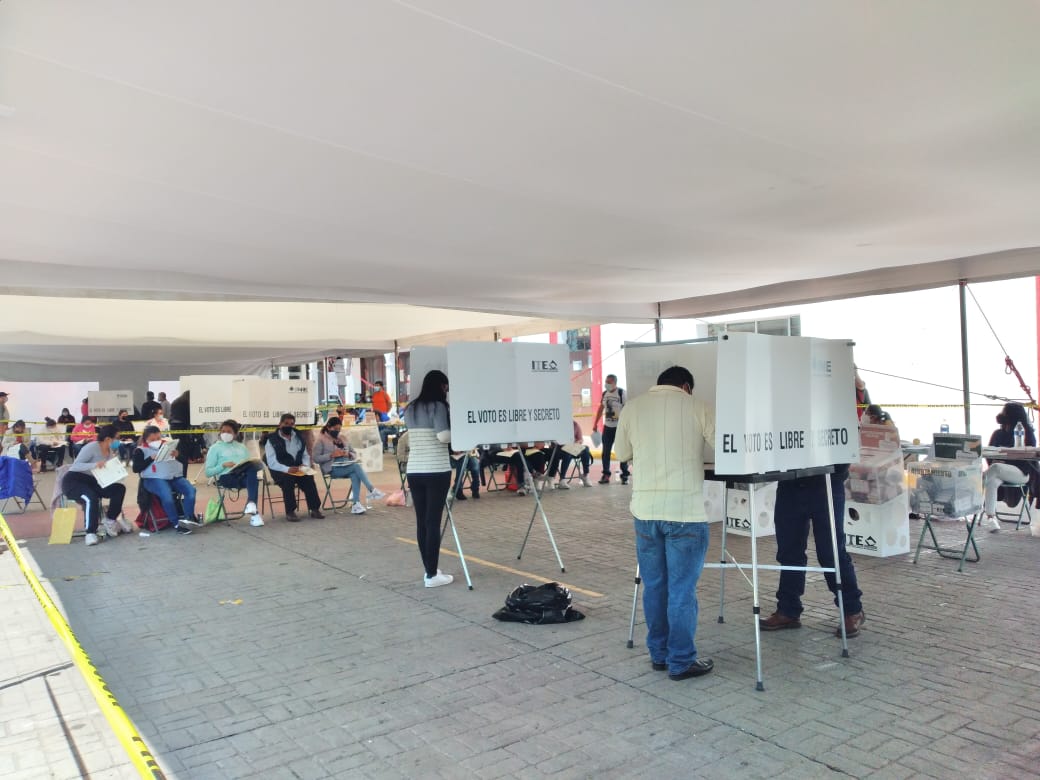 Por: Carlos Aguirre Así se desarrolla la jornada electoral en Papalotla y Panzacola