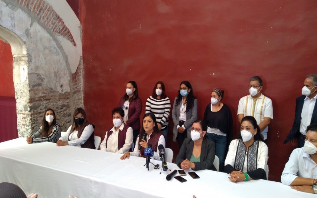 Por: Daniel Jiménez Claudia Rivera respetará el resultado de las elecciones en Puebla capital