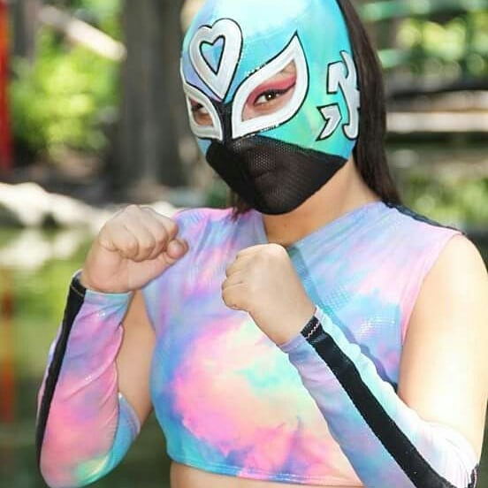 Por: Cortesía Miku, la 'niña fina de la Lucha Libre estará en Puebla para festejar el Día del Padre