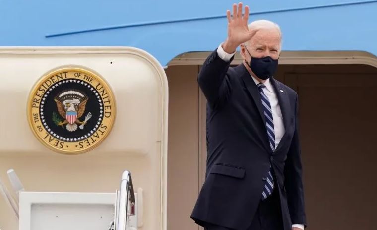 Biden vuela a Europa para su primer viaje en el extranjero como presidente de EU
