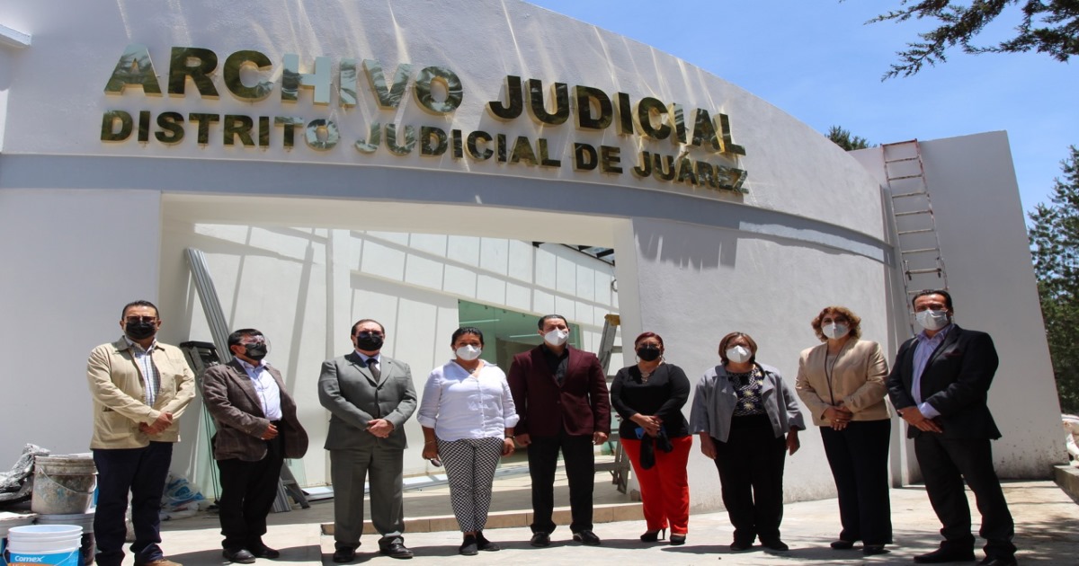 Por: Cortesía Supervisan magistrados y consejeros construcción de Casas de Justicia y Archivo Judicial