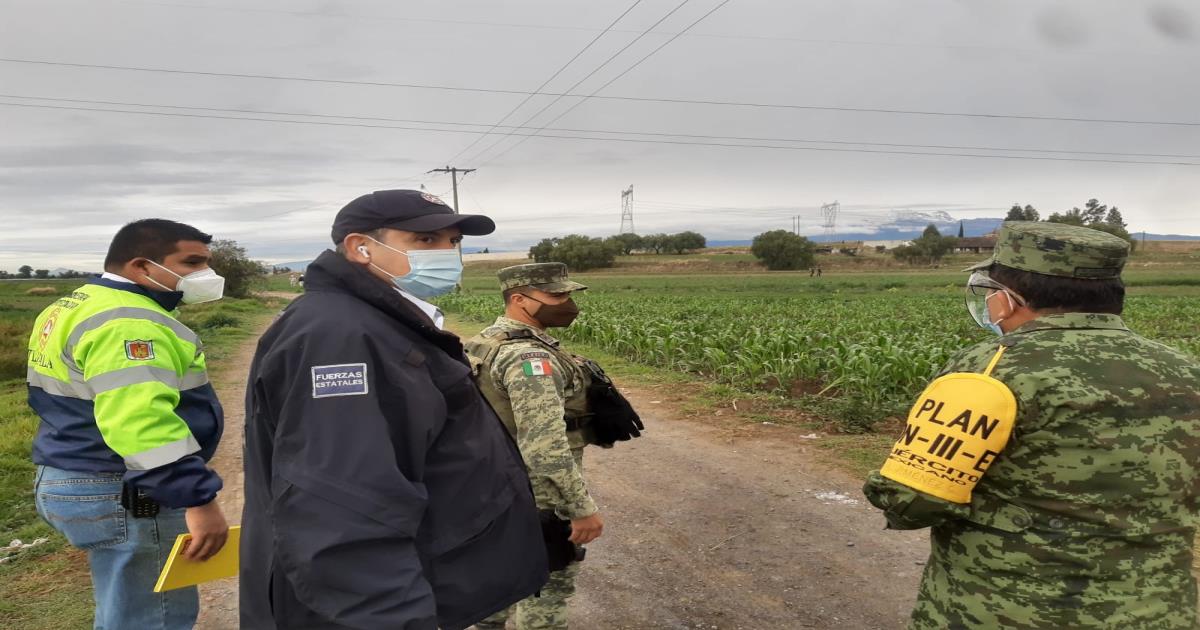 Por: Cortesía Atienden CEPC, PEMEX y Guardia Nacional fuga de Gas LP en Nativitas