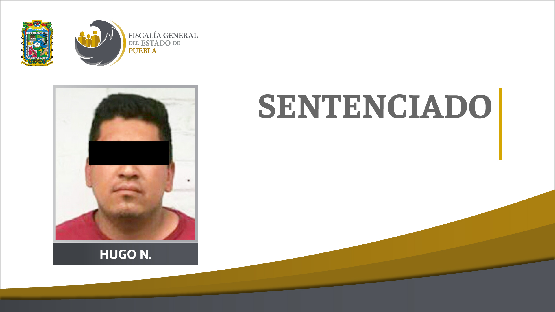 Por: Cortesía Sentencia de 21 años de prisión por homicidio en bar de Tehuacán