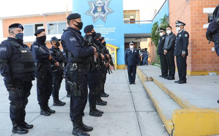 Por: Cortesía Los cuerpos policiales de Apizaco que no pasen el examen de Control y Confianza serán dados de baja.