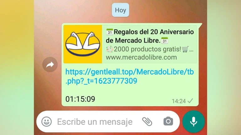 Por: Cortesía Falsos mensajes por WhatsApp: consejos para evitar caer en estafas online