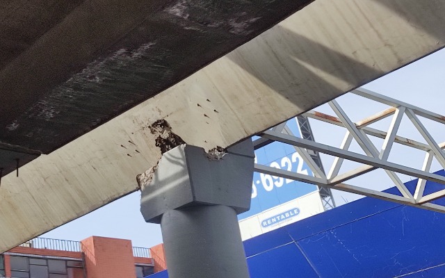 Por: Cortesía Detectan falla estructural en puente Juárez-Serdán; gobierno lo intervendrá