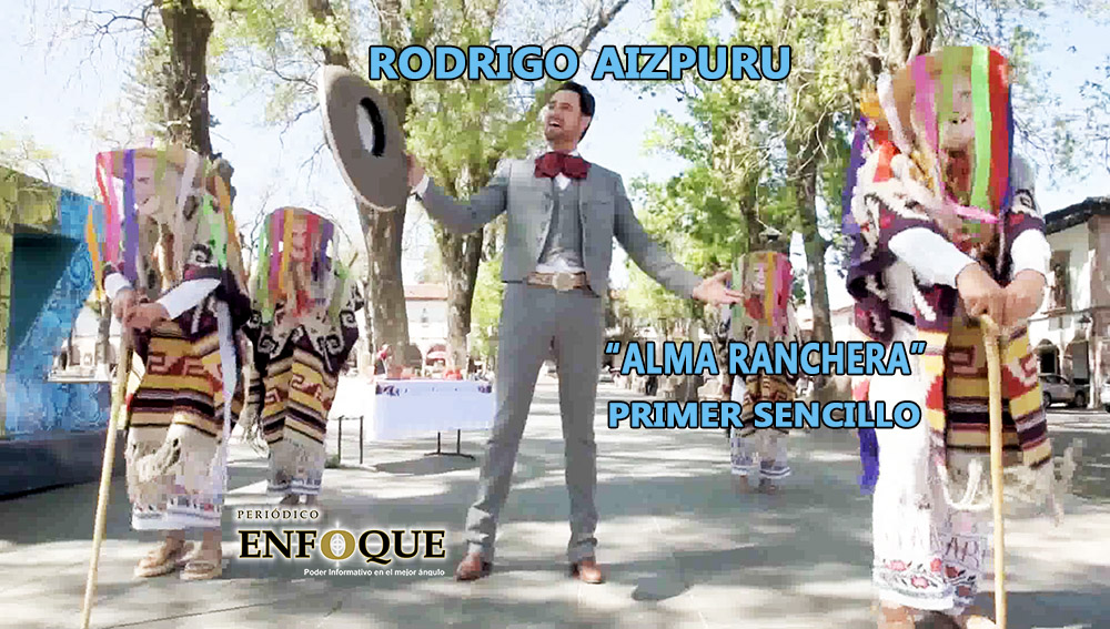 Por: Cortesía Rodrigo Aizpuru, cantante poblano, lanzó su sencillo “Alma Ranchera”, junio de 2021