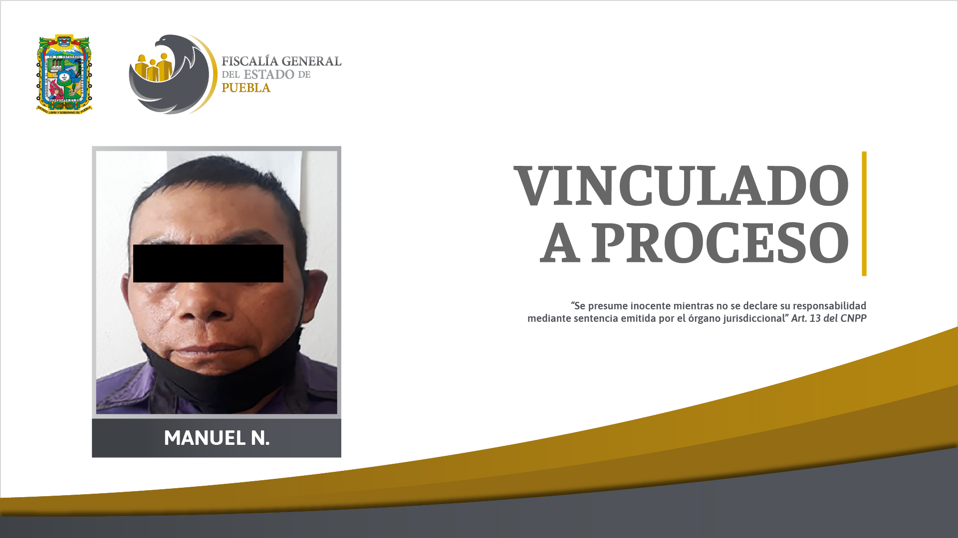 Por: Cortesía Sujeto que violó sexualmente a su vecina en Tepetzintla es vinculado a proceso: FGEP