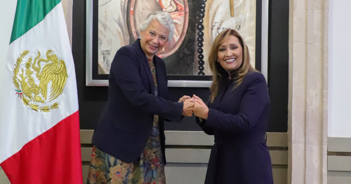 Por: Cortesía Impulsarán Olga Sánchez y Lorena Cuéllar líneas de acción para garantizar gobernabilidad