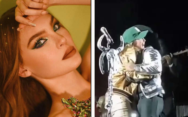 Por: Cortesía "Es el mejor": Belinda interrumpe a Nodal en pleno concierto.