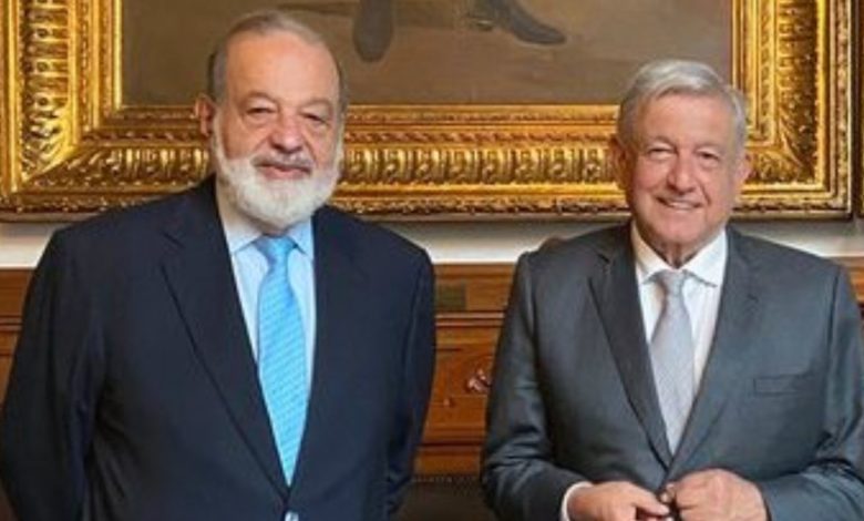 Por: Cortesía Slim no juega a las vencidas como otros: AMLO destaca buena relación con el empresario