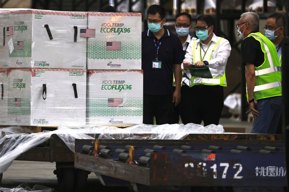 Por: Cortesía El régimen chino, indignado por la donación de vacunas de Estados Unidos a Taiwán