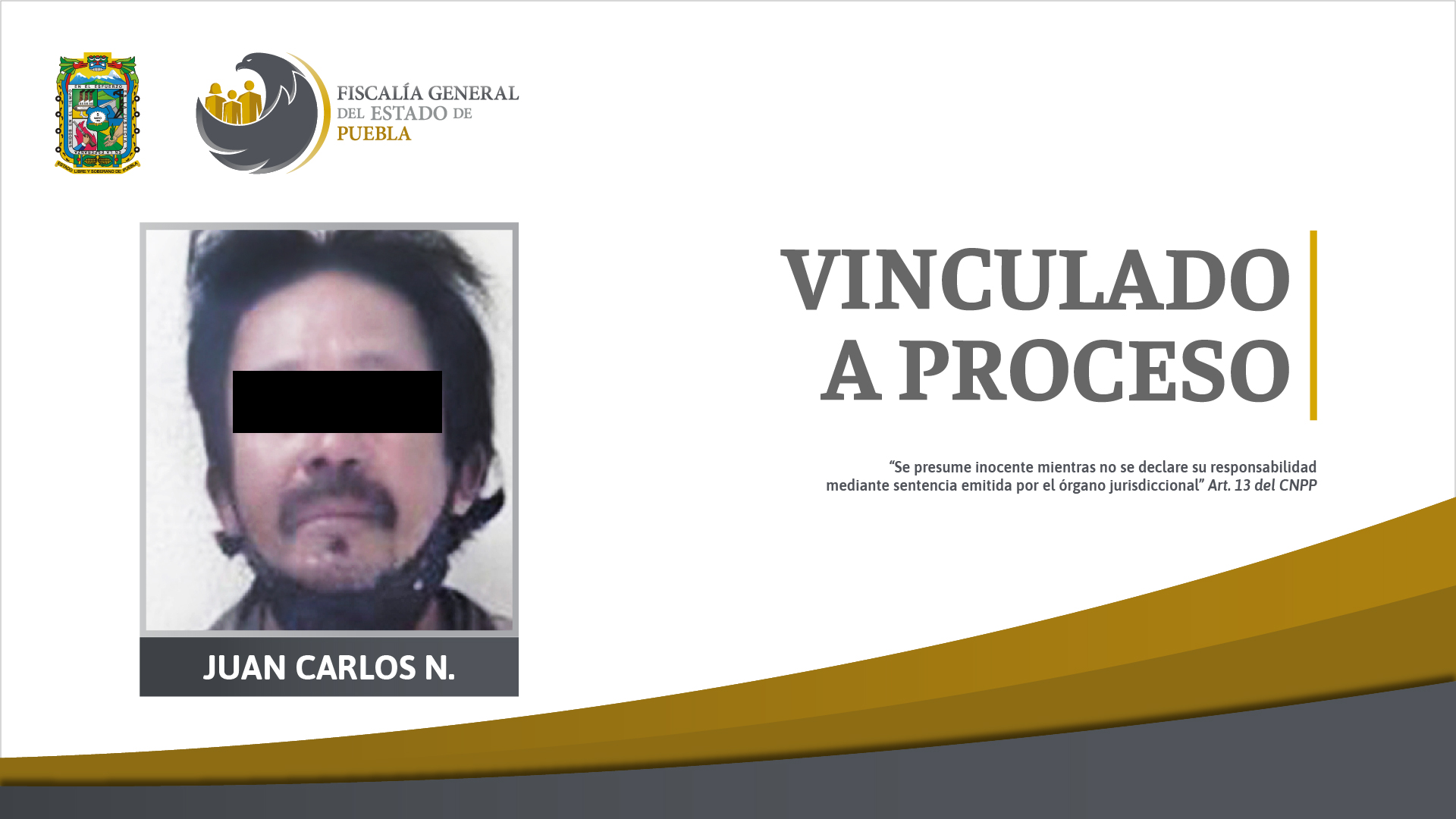 Por: Cortesía Hombre de 45 años en prisión por violar y embarazar a su hijastra menor de edad: FGE