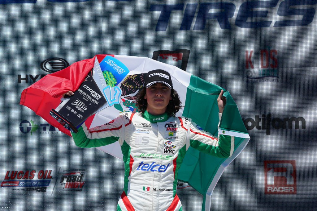 Por: Cortesía El poblano Manuel Sulaimán se coronó en el Road America