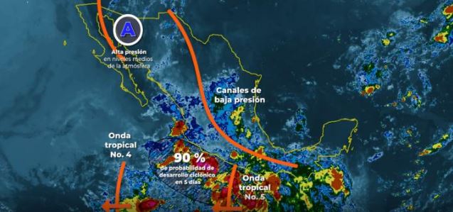 Continuarán lluvias en gran parte del país: SMN