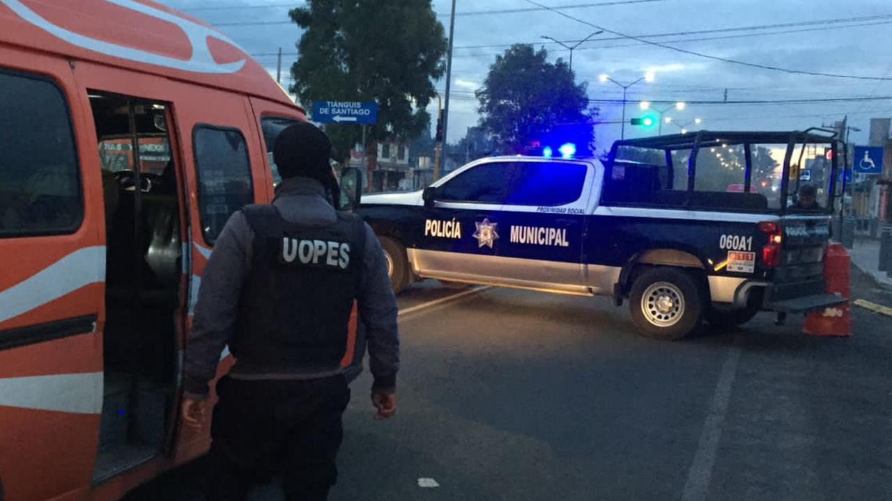 Por: Cortesía La Secretaría de Seguridad de San Pedro Cholula continúa efectuado el Operativo Pasajero Seguro