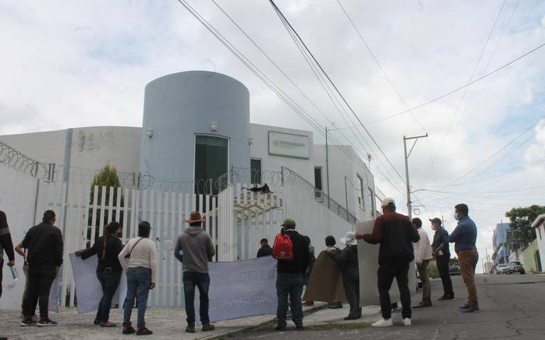 Se realizó una manifestación contra empresas de tala de árboles en la malinche.