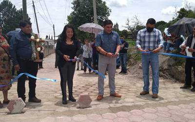 Por: Cortesía El ayuntamiento de Totolac continúa con obras públicas.