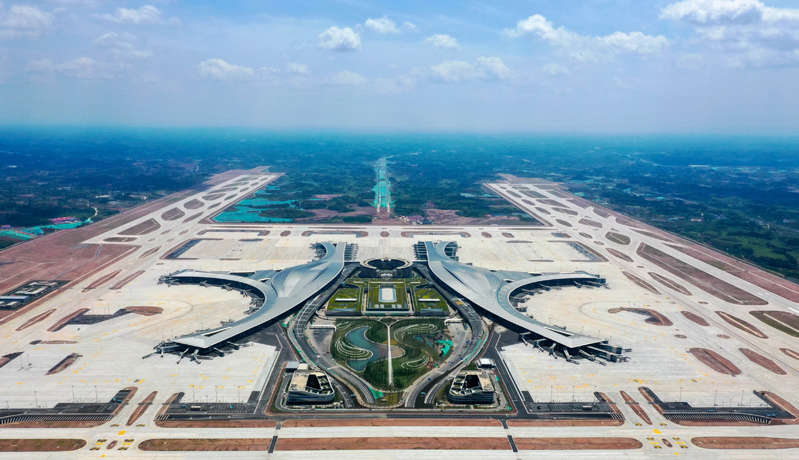 Por: Cortesía Futurista e imponente: China inaugura mega Aeropuerto Internacional Chengdu Tianfu