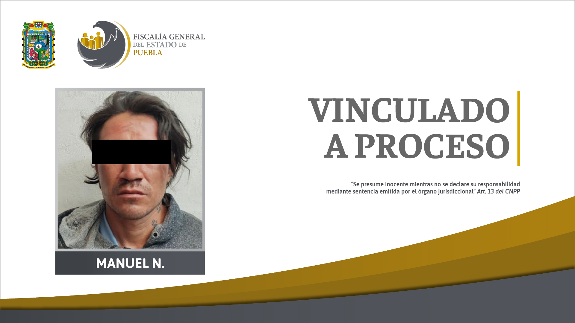 Por: Cortesía Vinculado a proceso ladrón que antes cometió violación en Huejotzingo