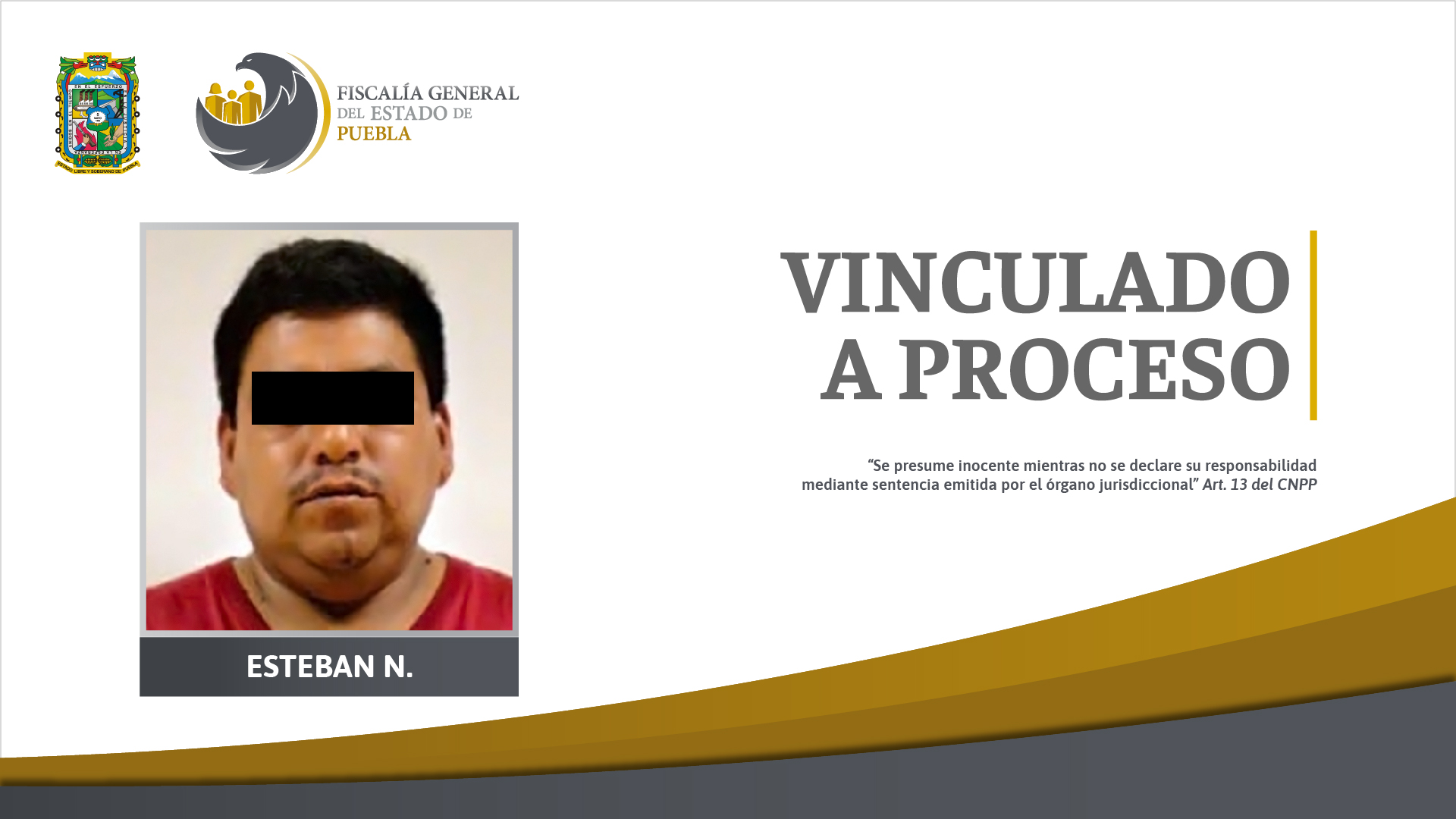 Por: Cortesía En prisión acusado del homicidio de un hombre en Pahuatlán