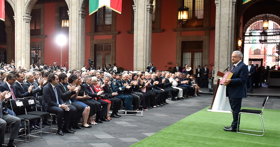 Por: Cortesía Gastan 11.7 mdp en los 9 informes de actividades de AMLO