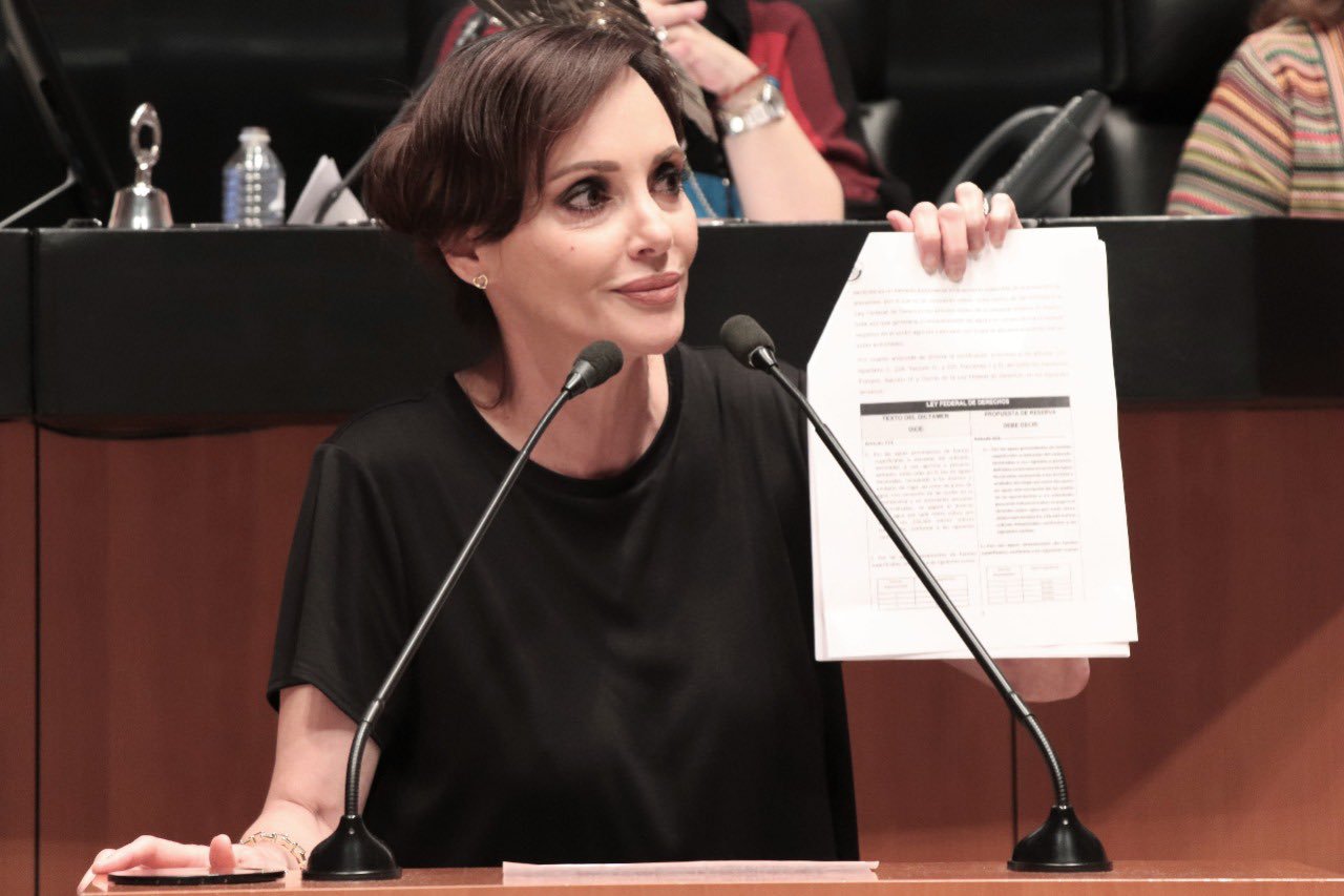 Foto: Cortesía Lilly Téllez promoverá ley que prohíbe a políticos postularse cuando son investigados por delitos sexuales