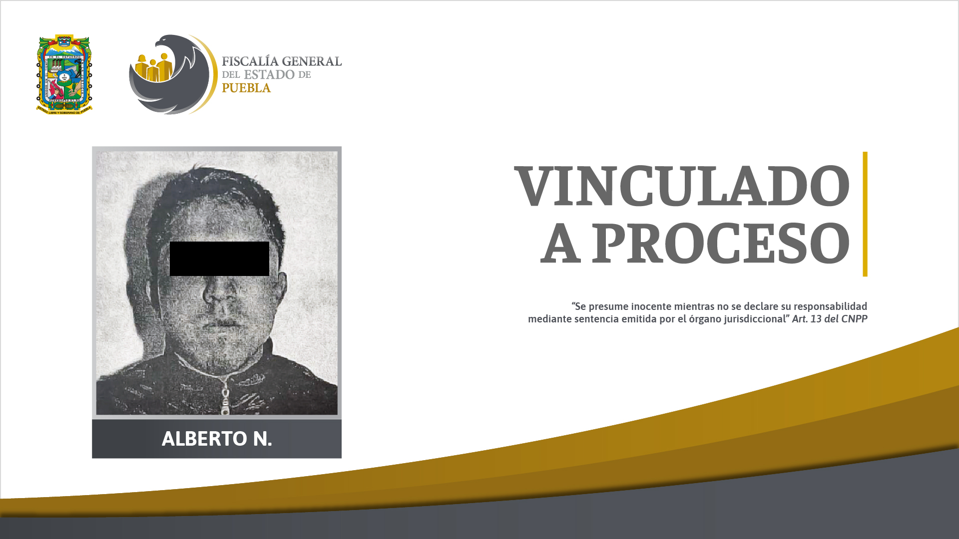 Foto: Cortesía Alberto N. en prisión por delitos de violencia familiar